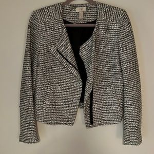 Black and white tweed Loft Jacket